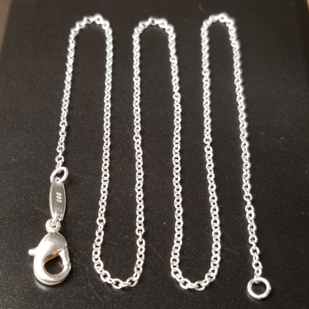 925 Sterling Silver Chain 18" Women Girl